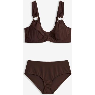 bonprix Minimizer-Bikini mit breiten Trägern (2-tlg.Set)braun 36Damen bonprix Minimizer-Bikini mit breiten Trägern (2-tlg.Set)braun 36Damen