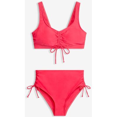 bonprix Bustier-Bikini mit Bindebändern (2-tlg.Set)pink 36Damen bonprix Bustier-Bikini mit Bindebändern (2-tlg.Set)pink 36Damen