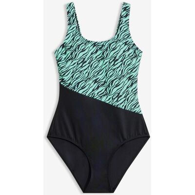 bonprix Badeanzug mit Zebra-Druckgrün 46Damen bonprix Badeanzug mit Zebra-Druckgrün 46Damen