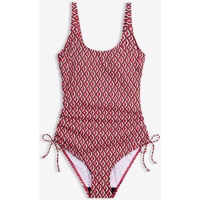 bonprix Badeanzug mit Bindebändernrot 52Damen bonprix Badeanzug mit Bindebändernrot 52Damen