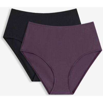 bonprix Highwaist-Bikinihose (2er Pack)lila 54Damen bonprix Highwaist-Bikinihose (2er Pack)lila 54Damen