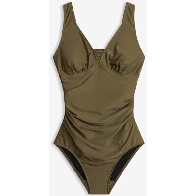 bonprix Medium Shape-Badeanzug mit breiten Trägerngrün 38Damen bonprix Medium Shape-Badeanzug mit breiten Trägerngrün 38Damen