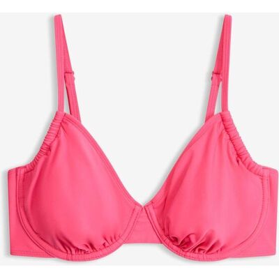 bonprix Bügel-Bikinioberteil mit seitlicher Raffungpink 75Damen bonprix Bügel-Bikinioberteil mit seitlicher Raffungpink 75Damen