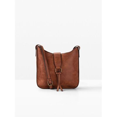 bonprix Umhängetasche mit dekorativem Schnallendetailbraun 0Damen bonprix Umhängetasche mit dekorativem Schnallendetailbraun 0Damen