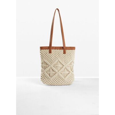 bonprix Makrameeshopperbeige 0Damen bonprix Makrameeshopperbeige 0Damen
