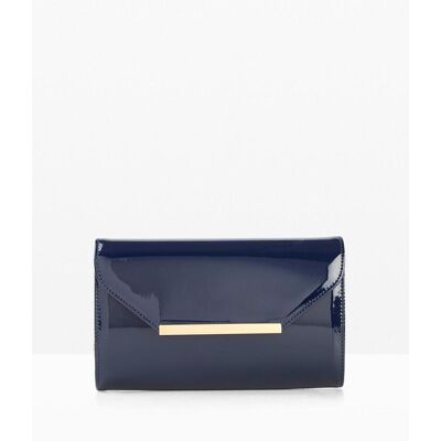 bonprix Clutch in Lackoptikblau 0Damen bonprix Clutch in Lackoptikblau 0Damen