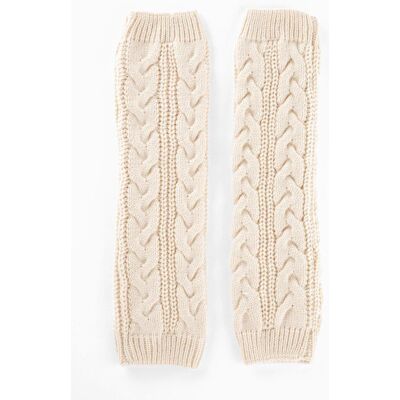 bonprix Beinstulpen mit Zopfmusterbeige 0Damen bonprix Beinstulpen mit Zopfmusterbeige 0Damen