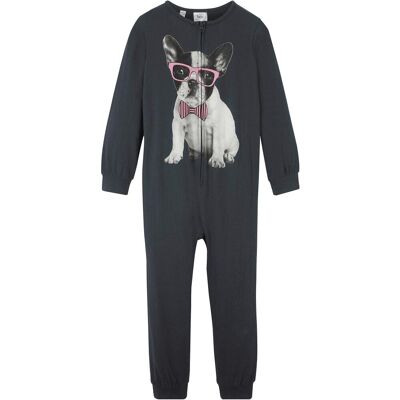 bonprix Schlafoverall aus reiner Bio-Baumwolleschwarz 128Mädchen bonprix Schlafoverall aus reiner Bio-Baumwolleschwarz 128Mädchen