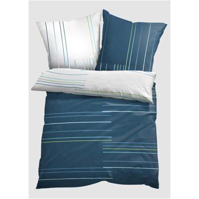 bonprix Wendbare Baumwollmix-Bettwäschepetrol 1 (1x 80/80 cm, 1x 135/200 cm)false bonprix Wendbare Baumwollmix-Bettwäschepetrol 1 (1x 80/80 cm, 1x 135/200 cm)false