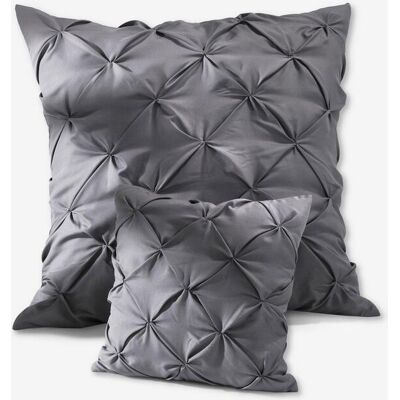 bonprix Kissenbezug mit Zwirbel (2er Pack)grau 1 (2er Pack Kissenhüllen 40/40 cm)false bonprix Kissenbezug mit Zwirbel (2er Pack)grau 1 (2er Pack Kissenhüllen 40/40 cm)false