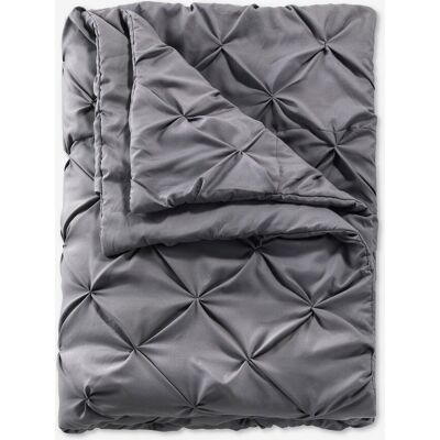 bonprix Tagesdecke mit Zwirbelgrau 1 (Einzelbett mit Fußteil 140/210 cm)false bonprix Tagesdecke mit Zwirbelgrau 1 (Einzelbett mit Fußteil 140/210 cm)false