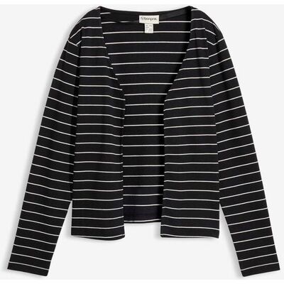 bonprix Heavy Jersey Shirtjacke aus reiner Bio-Baumwolleschwarz 40Damen bonprix Heavy Jersey Shirtjacke aus reiner Bio-Baumwolleschwarz 40Damen