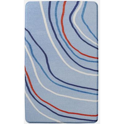 bonprix Badematte mit Memory Schaumblau 7 (Duschvorlage halbrund 50/80cm)false bonprix Badematte mit Memory Schaumblau 7 (Duschvorlage halbrund 50/80cm)false
