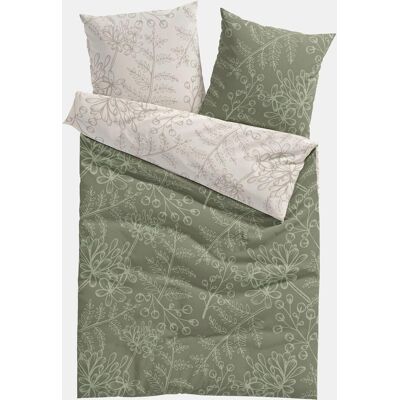 bonprix Wendbare Linon-Bettwäschegrün 1 (1x 80/80 cm, 1x 135/200 cm)false bonprix Wendbare Linon-Bettwäschegrün 1 (1x 80/80 cm, 1x 135/200 cm)false