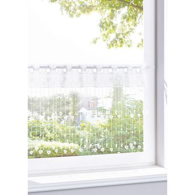 bonprix Fadenscheibengardine mit Herzenweiß 0false bonprix Fadenscheibengardine mit Herzenweiß 0false