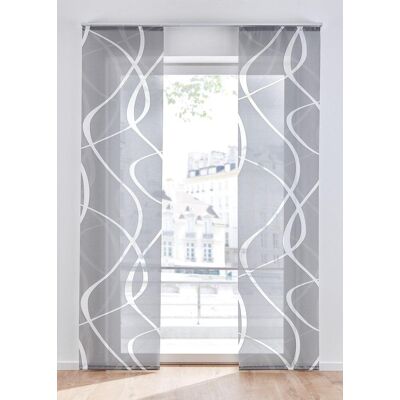 bonprix Schiebegardine mit Wellen (1er Pack)silber 2 (H/B: 175/57 cm)false bonprix Schiebegardine mit Wellen (1er Pack)silber 2 (H/B: 175/57 cm)false