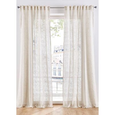 bonprix Gardine mit Struktur, in vielen Größen (1er Pack)beige 2 (H/B: 175/135 cm)false bonprix Gardine mit Struktur, in vielen Größen (1er Pack)beige 2 (H/B: 175/135 cm)false