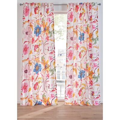 bonprix Gardine aus recyceltem Polyester (1er Pack)bunt 2 (H/B: 175/135 cm)false bonprix Gardine aus recyceltem Polyester (1er Pack)bunt 2 (H/B: 175/135 cm)false