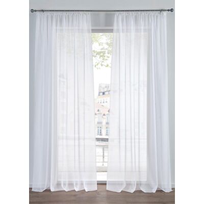 bonprix Gardinen aus leichtem Voile (2er Pack)weiß 1 (H/B: 145/150 cm)false bonprix Gardinen aus leichtem Voile (2er Pack)weiß 1 (H/B: 145/150 cm)false