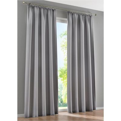 bonprix Abdunkelnder Vorhang, in vielen Größen (1er Pack)grau 7 (H/B: 225/270 cm)false bonprix Abdunkelnder Vorhang, in vielen Größen (1er Pack)grau 7 (H/B: 225/270 cm)false