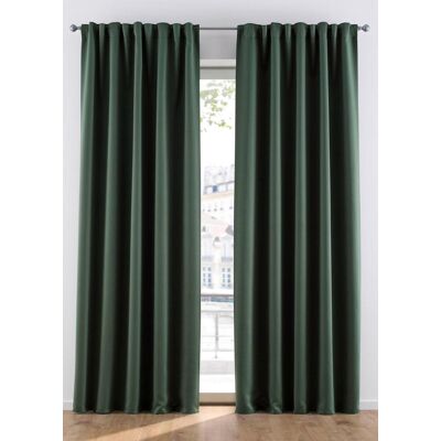 bonprix Abdunkelnder Vorhang, auch in extra lang (1er Pack)grün 8 (H/B: 245/130 cm)false bonprix Abdunkelnder Vorhang, auch in extra lang (1er Pack)grün 8 (H/B: 245/130 cm)false