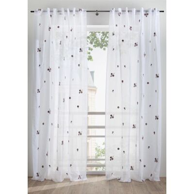 bonprix Gardine mit Stickerei, mit verdeckten Schlaufen (1er Pack)weiß 3 (H/B: 225/130 cm)false bonprix Gardine mit Stickerei, mit verdeckten Schlaufen (1er Pack)weiß 3 (H/B: 225/130 cm)false