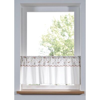 bonprix Bio Baumwoll Scheibengardine mit Stickereibeige 1 (H/B: 30/90 cm)false bonprix Bio Baumwoll Scheibengardine mit Stickereibeige 1 (H/B: 30/90 cm)false