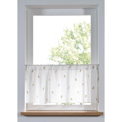 bonprix Scheibengardine mit Stickereiweiß 5 (H/B: 60/120 cm)false bonprix Scheibengardine mit Stickereiweiß 5 (H/B: 60/120 cm)false