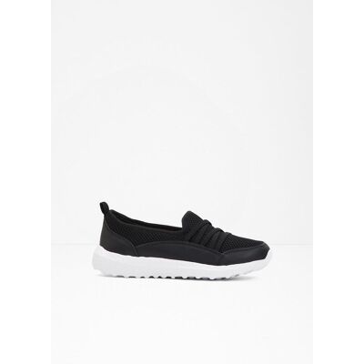 bonprix Komfort-Slip-On-Sneaker mit leichter Sohleschwarz 38Damen bonprix Komfort-Slip-On-Sneaker mit leichter Sohleschwarz 38Damen