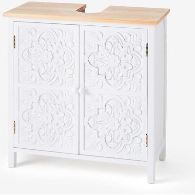 bonprix Waschbeckenunterschrank mit Ornamentweiß false bonprix Waschbeckenunterschrank mit Ornamentweiß false