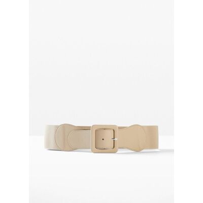 bonprix Stretchgürtel mit eckiger Schnallebeige 95Damen bonprix Stretchgürtel mit eckiger Schnallebeige 95Damen