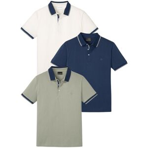 bonprix Poloshirt (3er Pack)weiß 68Herren bonprix Poloshirt (3er Pack)weiß 68Herren
