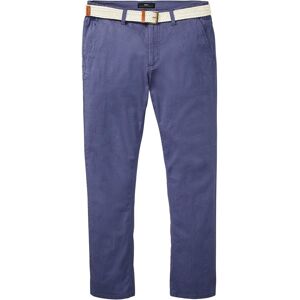 bonprix Regular Fit Chinohose mit Dehnbund und Gürtel, Straightblau 54Herren bonprix Regular Fit Chinohose mit Dehnbund und Gürtel, Straightblau 54Herren