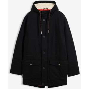bonprix Winter-Parka mit Teddy-Kapuzeschwarz 64Herren bonprix Winter-Parka mit Teddy-Kapuzeschwarz 64Herren