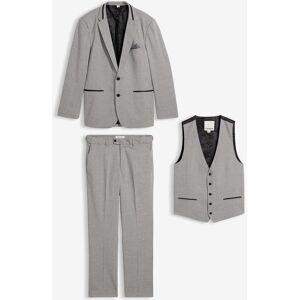 bonprix Anzug (3-tlg.Set) mit Weste, Regular Fitgrau 56Herren bonprix Anzug (3-tlg.Set) mit Weste, Regular Fitgrau 56Herren