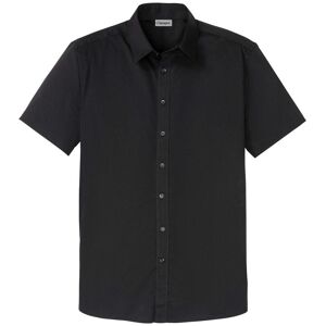 bonprix Stretch-Kurzarmhemd in Slim Fitschwarz 47Herren bonprix Stretch-Kurzarmhemd in Slim Fitschwarz 47Herren