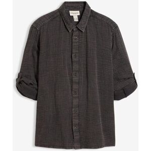 bonprix Hemd aus weichem Musselinschwarz 45Herren bonprix Hemd aus weichem Musselinschwarz 45Herren