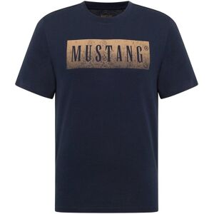 bonprix Mustang Austin T-Shirt aus reiner Bio-Baumwolleblau 48Herren bonprix Mustang Austin T-Shirt aus reiner Bio-Baumwolleblau 48Herren