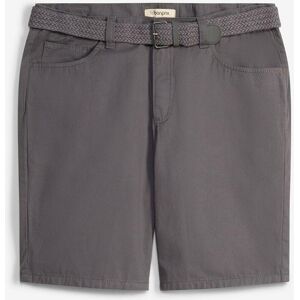 bonprix Stretch-Bermuda mit Dehnbund und Gürtel in Regular Fitgrau 58Herren bonprix Stretch-Bermuda mit Dehnbund und Gürtel in Regular Fitgrau 58Herren