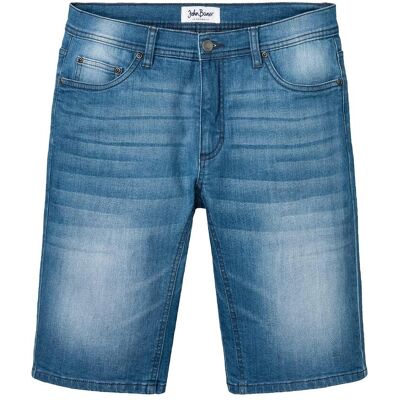 bonprix Stretch-Jeans-Bermuda mit verstärktem Schritt in Regular-Fitblau 48Herren bonprix Stretch-Jeans-Bermuda mit verstärktem Schritt in Regular-Fitblau 48Herren
