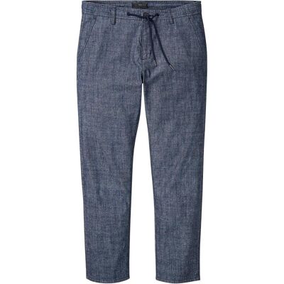 bonprix Regular Fit Chambray-Chinohose, Straightblau 56Herren bonprix Regular Fit Chambray-Chinohose, Straightblau 56Herren