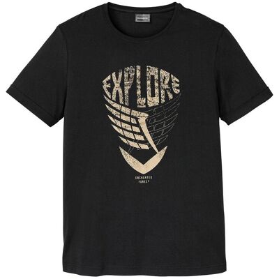 bonprix T-Shirt aus Bio-Baumwolleschwarz 48Herren bonprix T-Shirt aus Bio-Baumwolleschwarz 48Herren