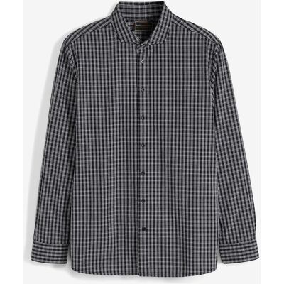 bonprix Business-Hemd aus Bio-Baumwolle in Regular Fitschwarz 47Herren bonprix Business-Hemd aus Bio-Baumwolle in Regular Fitschwarz 47Herren