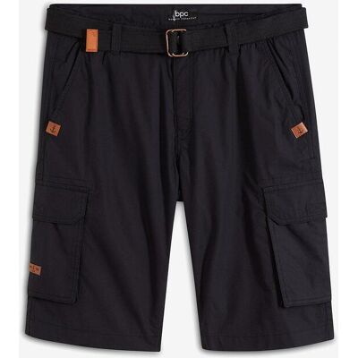 bonprix Cargo-Bermuda mit Dehnbund und Gürtel in Regular Fitschwarz 50Herren bonprix Cargo-Bermuda mit Dehnbund und Gürtel in Regular Fitschwarz 50Herren