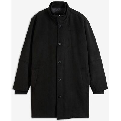 bonprix Kurzmantel mit Windfangschwarz 48Herren bonprix Kurzmantel mit Windfangschwarz 48Herren