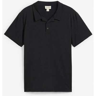 bonprix Poloshirt aus reiner Bio-Baumwolleschwarz 48Herren bonprix Poloshirt aus reiner Bio-Baumwolleschwarz 48Herren