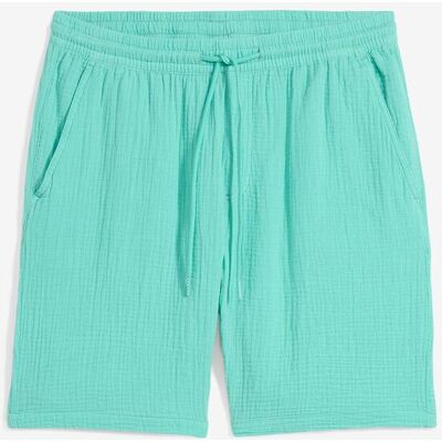 bonprix Musselin-Shorts aus reiner Baumwolle, Regular Fitgrün 46Herren bonprix Musselin-Shorts aus reiner Baumwolle, Regular Fitgrün 46Herren