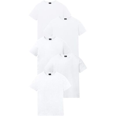 bonprix T-Shirt (5er Pack)weiß 68Herren bonprix T-Shirt (5er Pack)weiß 68Herren