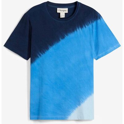 bonprix T-Shirt aus reiner Bio-Baumwolleblau 44Herren bonprix T-Shirt aus reiner Bio-Baumwolleblau 44Herren