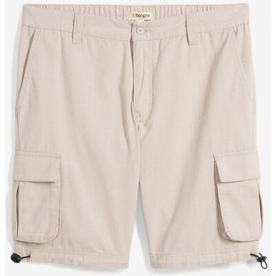 bonprix Cargo-Bermuda mit Dehnbund in Regular Fitgrau 60Herren bonprix Cargo-Bermuda mit Dehnbund in Regular Fitgrau 60Herren
